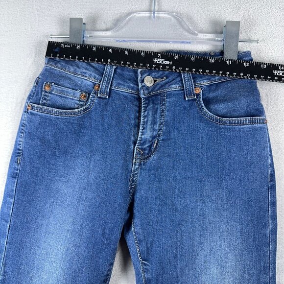 Levi's Skinny Jeans Medium Wash Mid Rise Five Design Pockets Womens Blue Size 30 - Picture 5 of 9